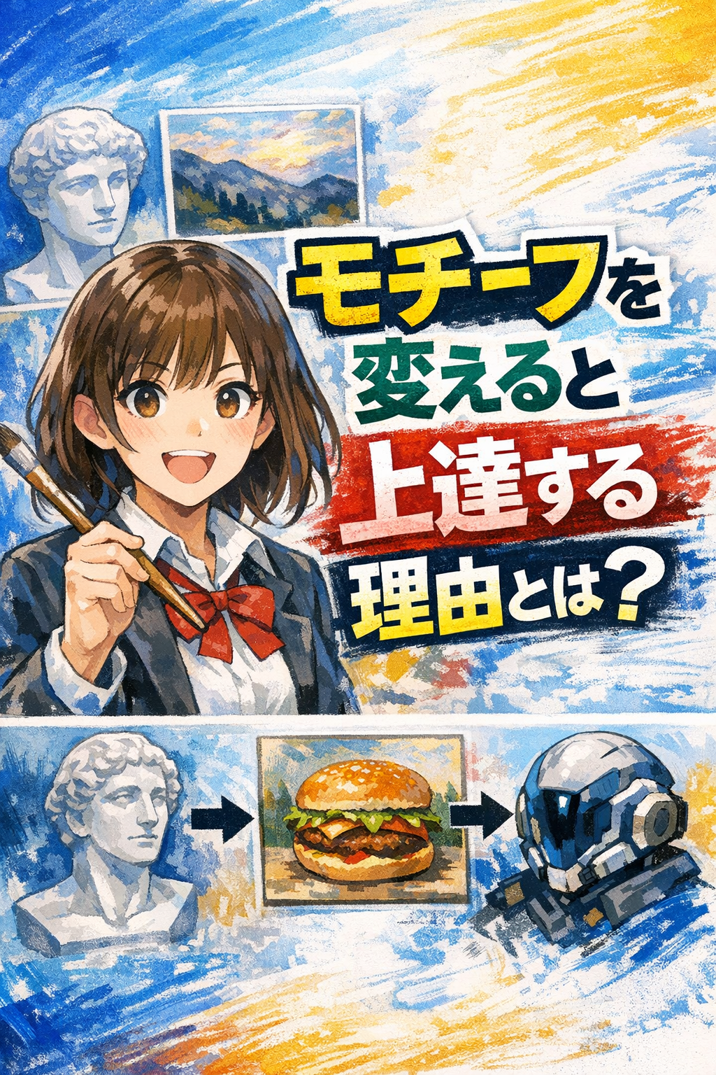 モチーフを変えると上達する理由とは？