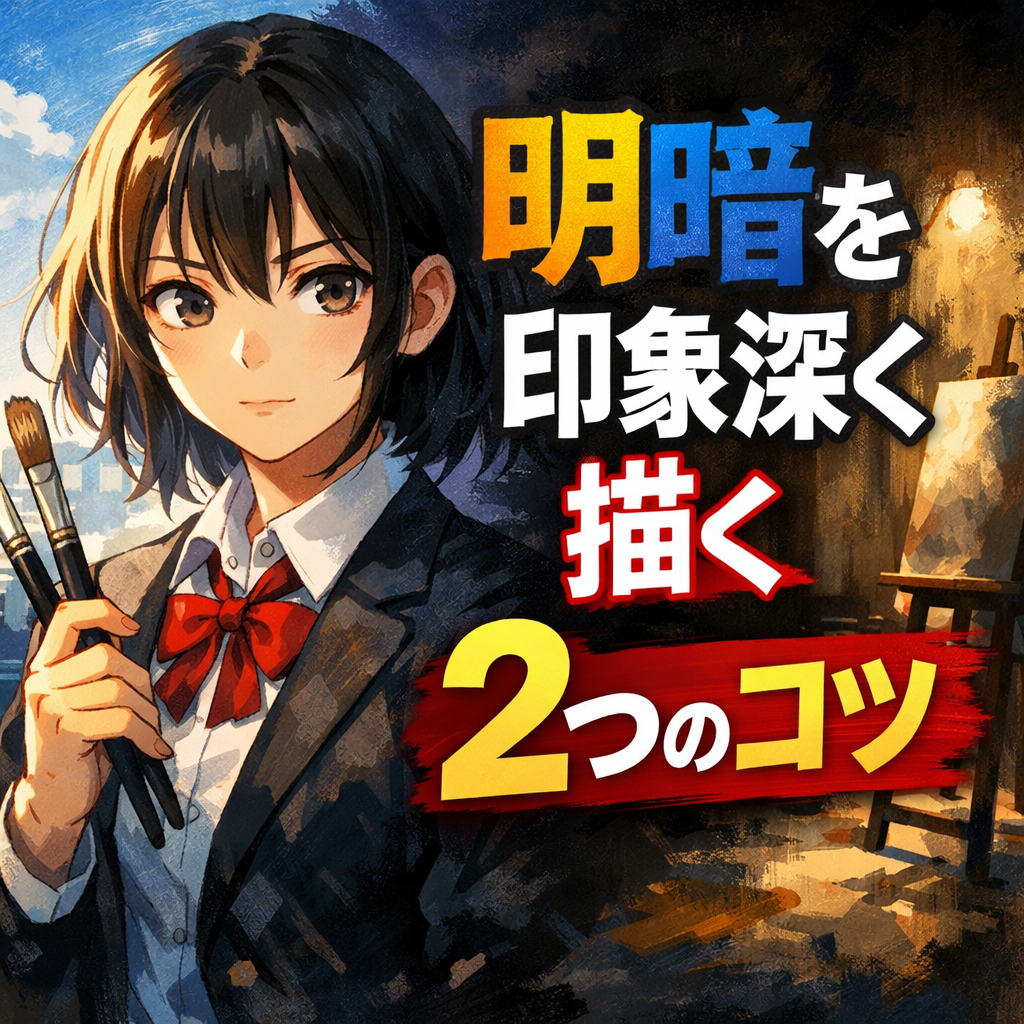 明暗を印象深く描く２つのコツ